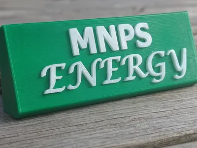 Desk Nameplate