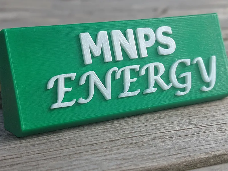 Desk Nameplate