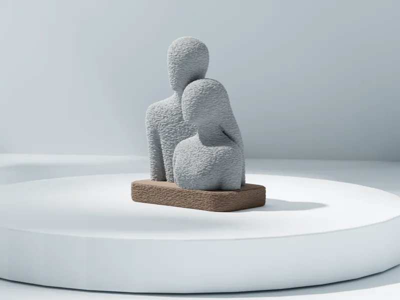 092 Abstract Togetherness