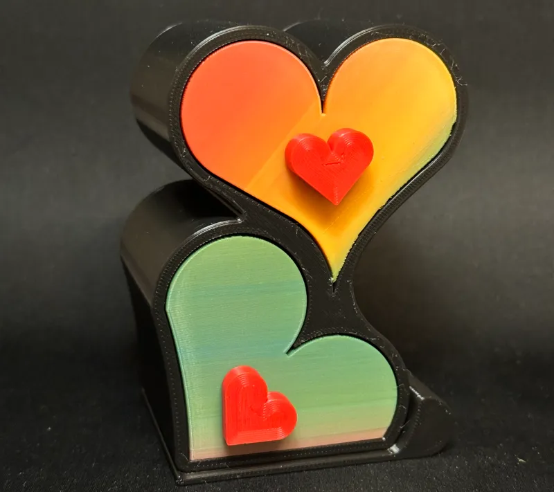 Geschenkbox Herzen 