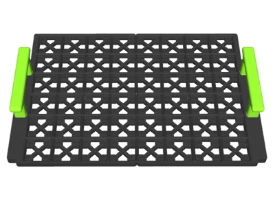 Gridfinity Makpac stackable tray (magnetic) V2