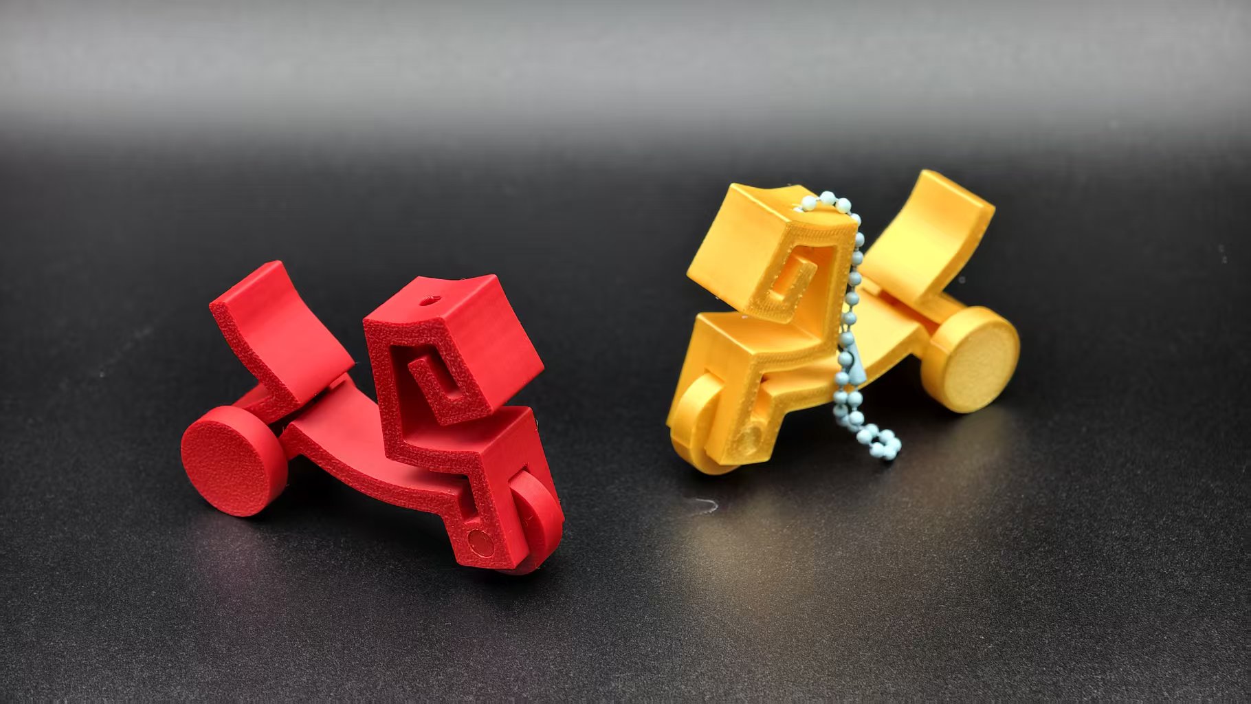 Miniatura 1 do modelo 3D 马年logo三轮车/四轮车，只需要40分钟打印