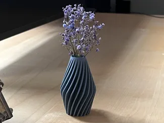 Fluted Spiral Vase