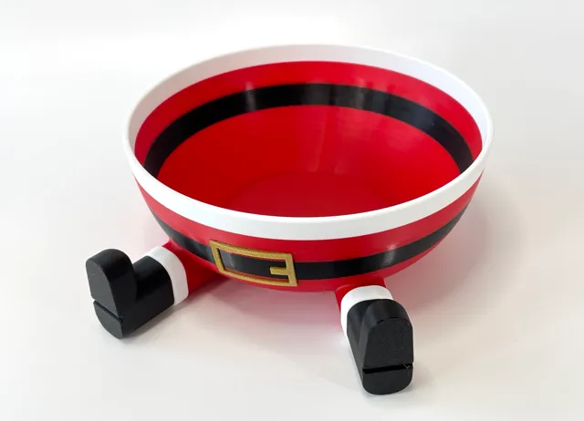 Christmas Santa Bowl
