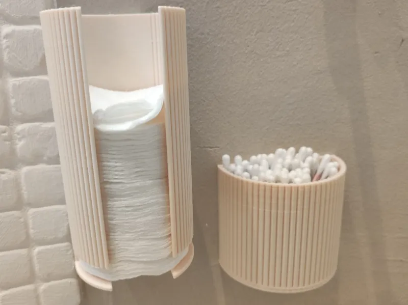 Cotton Pad Holder (Japandi-Style)