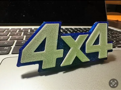 FIAT PANDA 4X4 141 Side Emblem Badge
