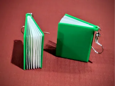 Book Earrings
