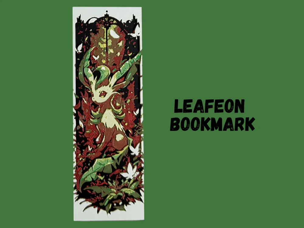Leafeon - Pokemon Bookmark - 2025 Year of Eevee