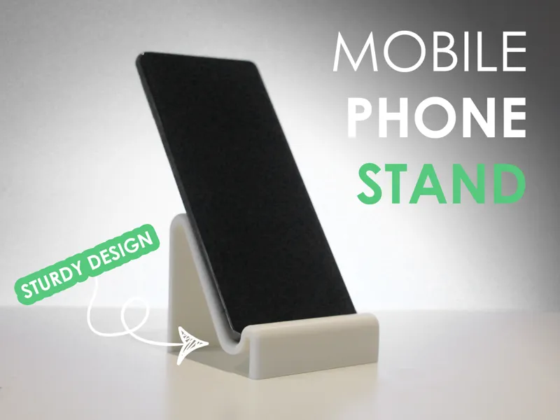 Minimal Phone Holder| Stable Desk & Bedside Stand