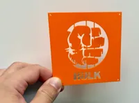 Pochoir poing de Hulk — photo 2