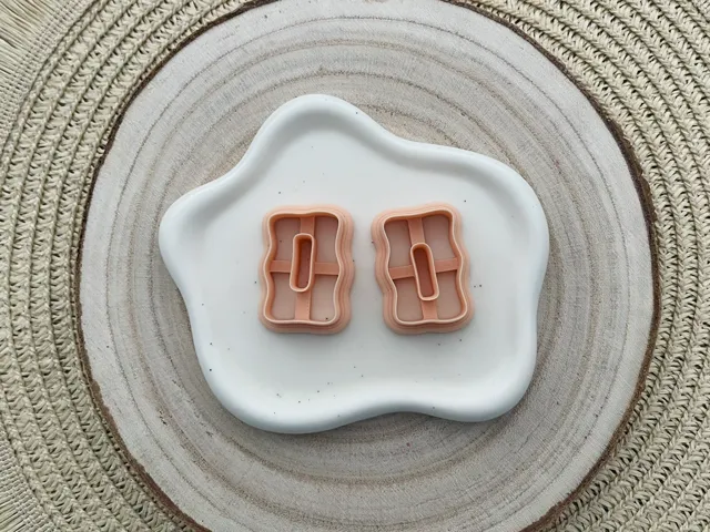 Geometric Polymer Clay Earrings Cutter
