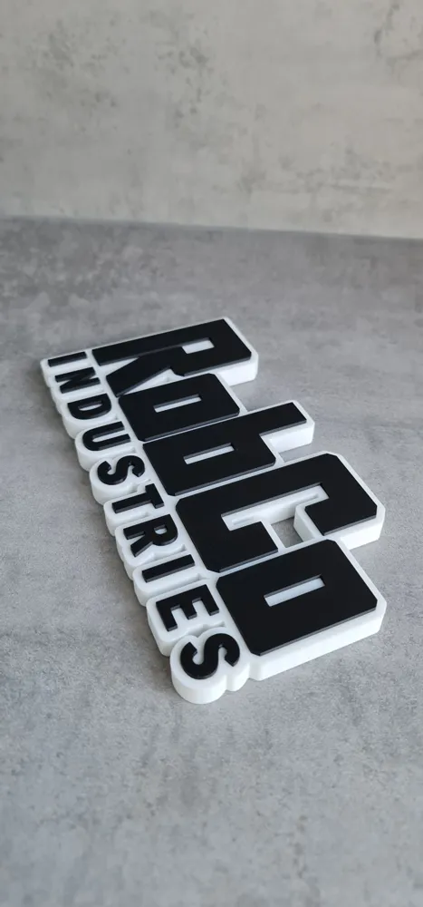 RobCo Industries Logo / Sign Fallout - Free 3D Print Model - MakerWorld