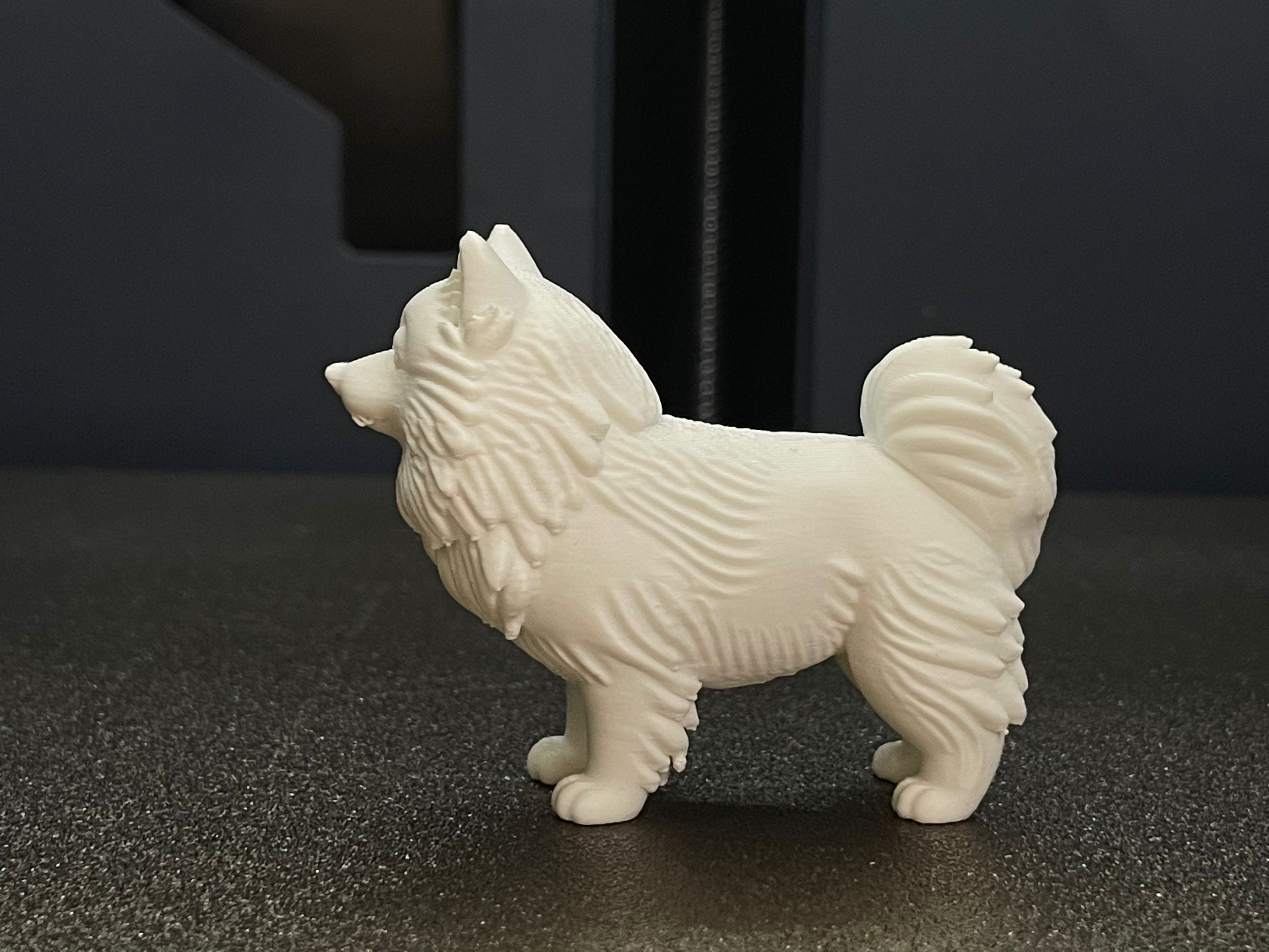 Miniatura 1 do modelo 3D 萨摩耶 摆件