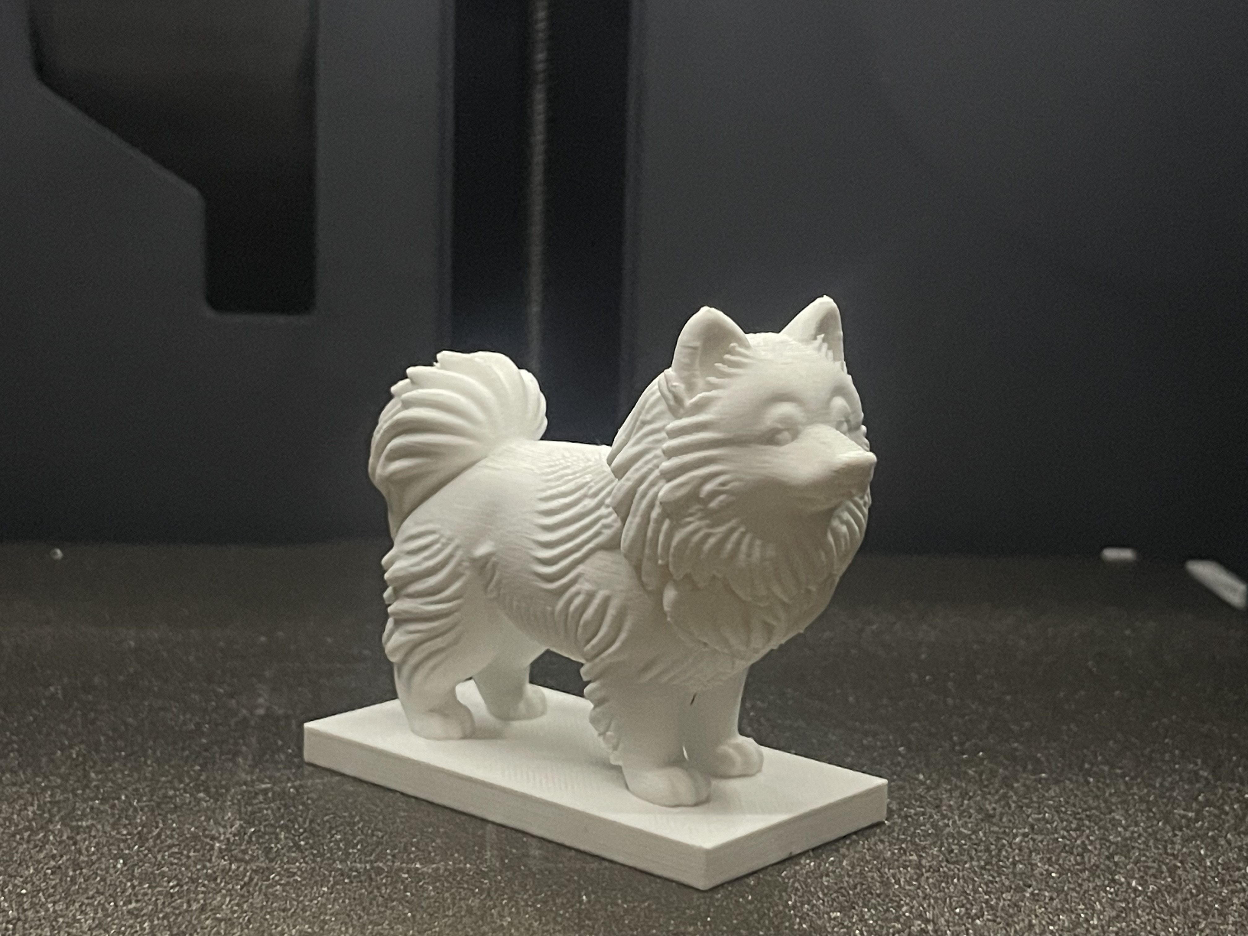 Miniatura 2 do modelo 3D 萨摩耶 摆件