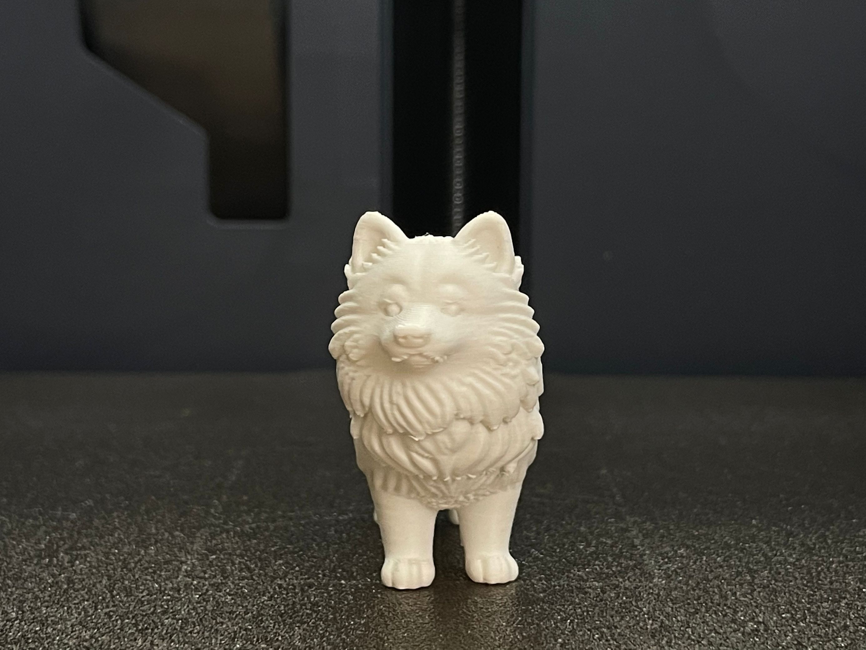 Miniatura 3 do modelo 3D 萨摩耶 摆件