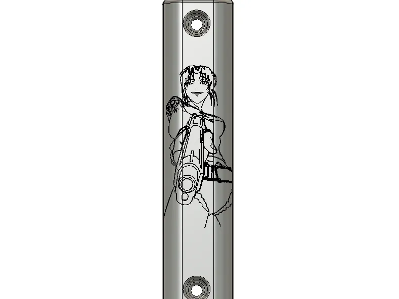 M-LOK Cover Anime Image V M-LOK Locknut
