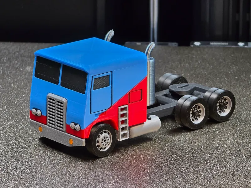 Cab Over Semi Model