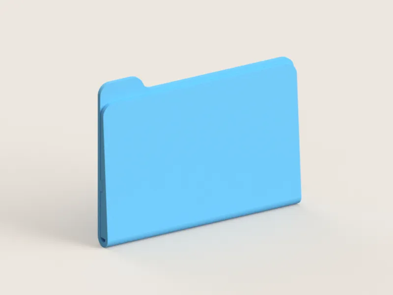Untitled Folder Wallet - print in place