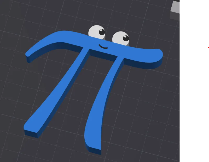 3Blue1Brown pi creature - multicolor