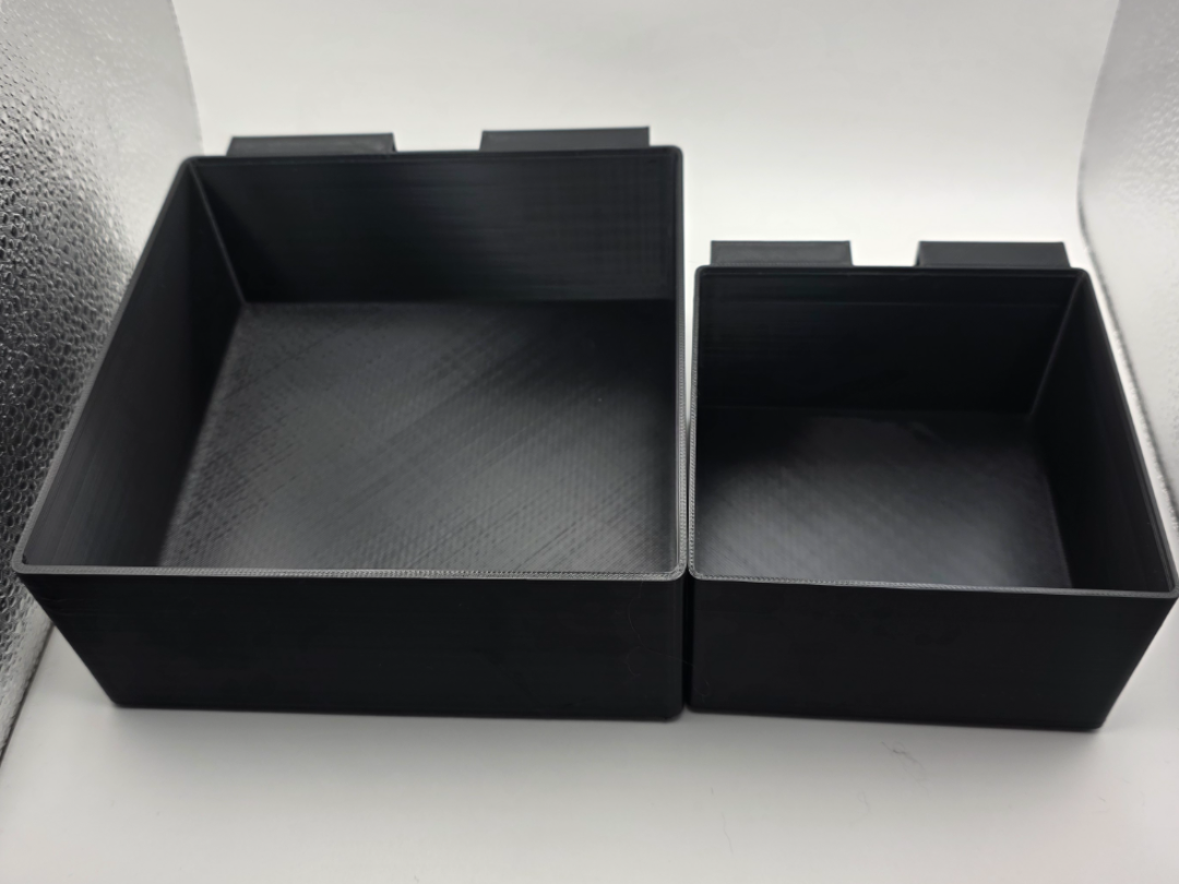 Stackable Hanging Bin for Wire Racks |Booth Setup