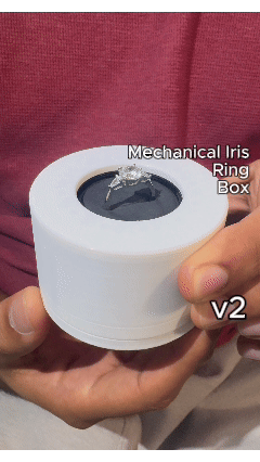 Miniatura 2 do modelo 3D Mechanical Iris Ring Box V2