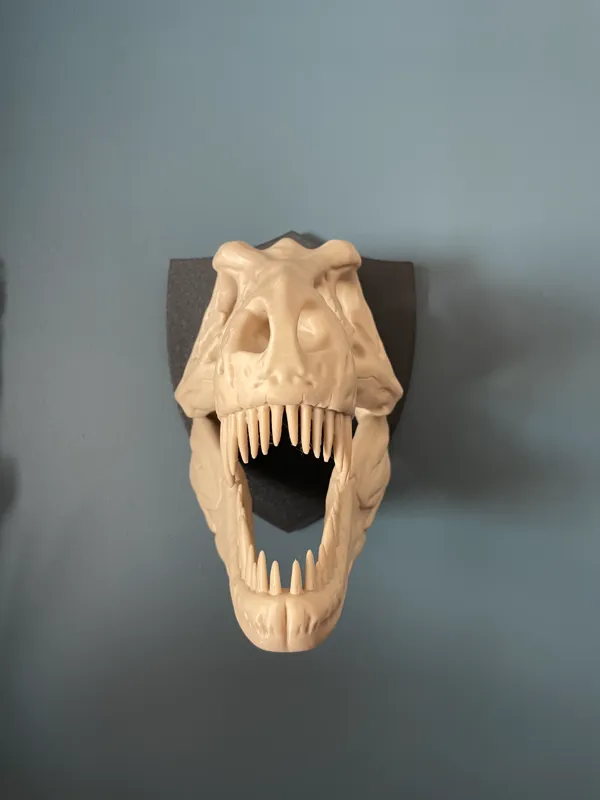 Plaque bouclier pour figurine T-Rex