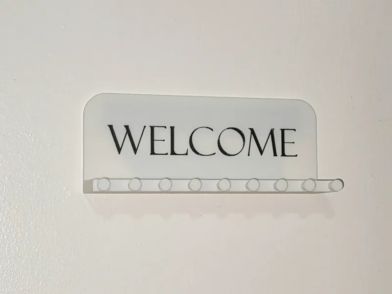 Wall Key Holder “Welcome”