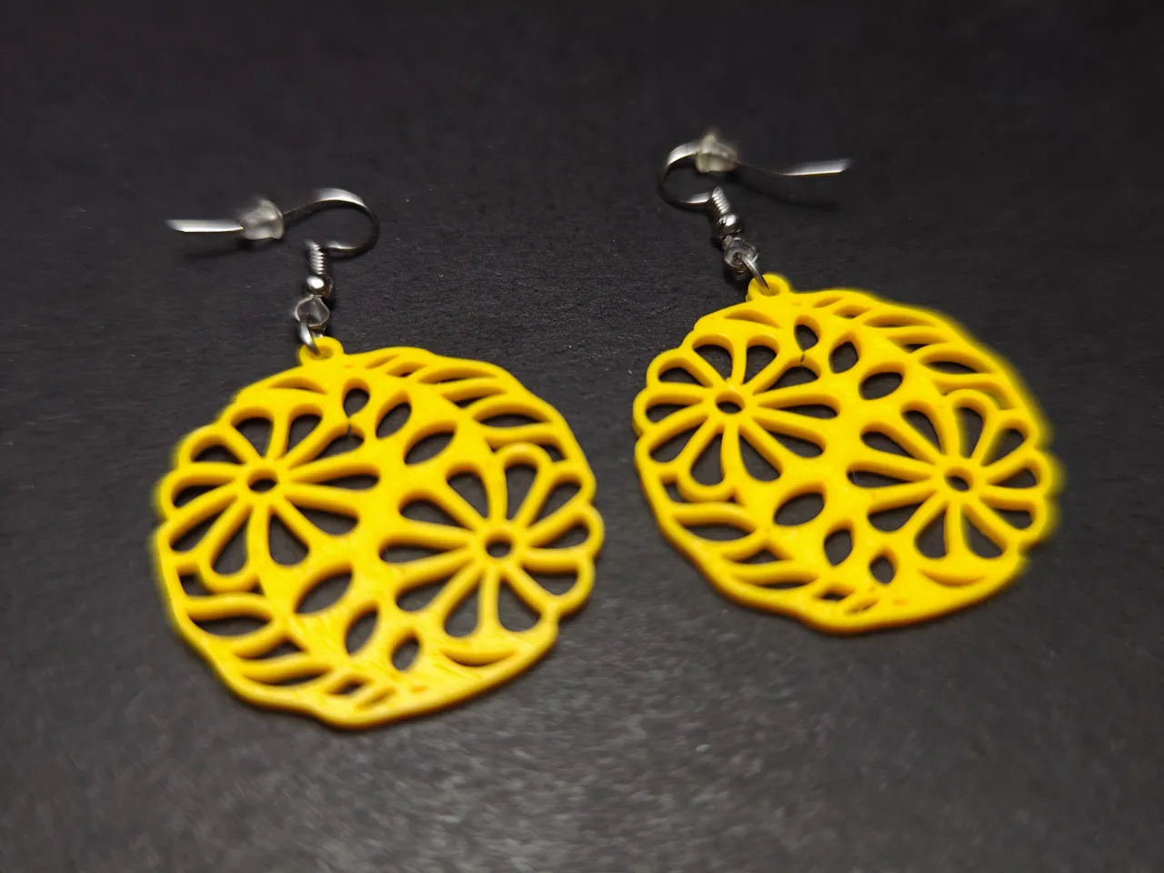 Floral Sphere Earrings view 2