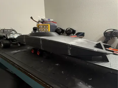 Catamaran RC Boat trailer
