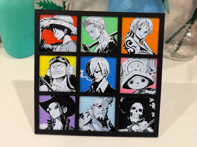 One Piece Straw Hat Crew – 9 HueForge Set