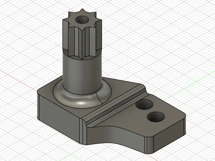 Spline Shaft for F150 BIG MOUTH Ram Air Intake