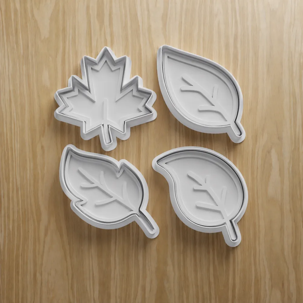 Leaf Cookie Cutter Set - Free 3D Print Model - MakerWorld