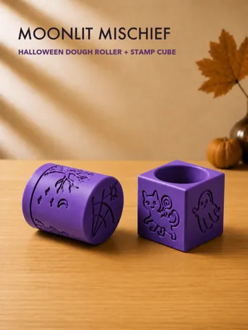 Adorno temático: Moonlit Mischief – Halloween Play Dough Roller — vista de referencia 2