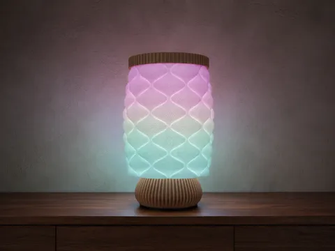 Accesorio de iluminación decorativa: Modern Puffy Pillow Lamp — referencia de MakerWorld