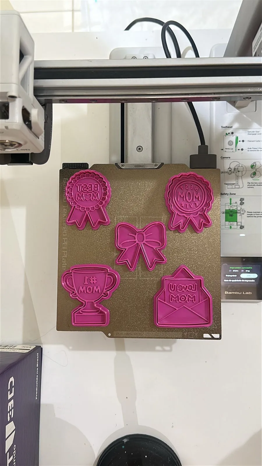 Cookie cutters - Mother's Day - Free 3D Print Model - MakerWorld