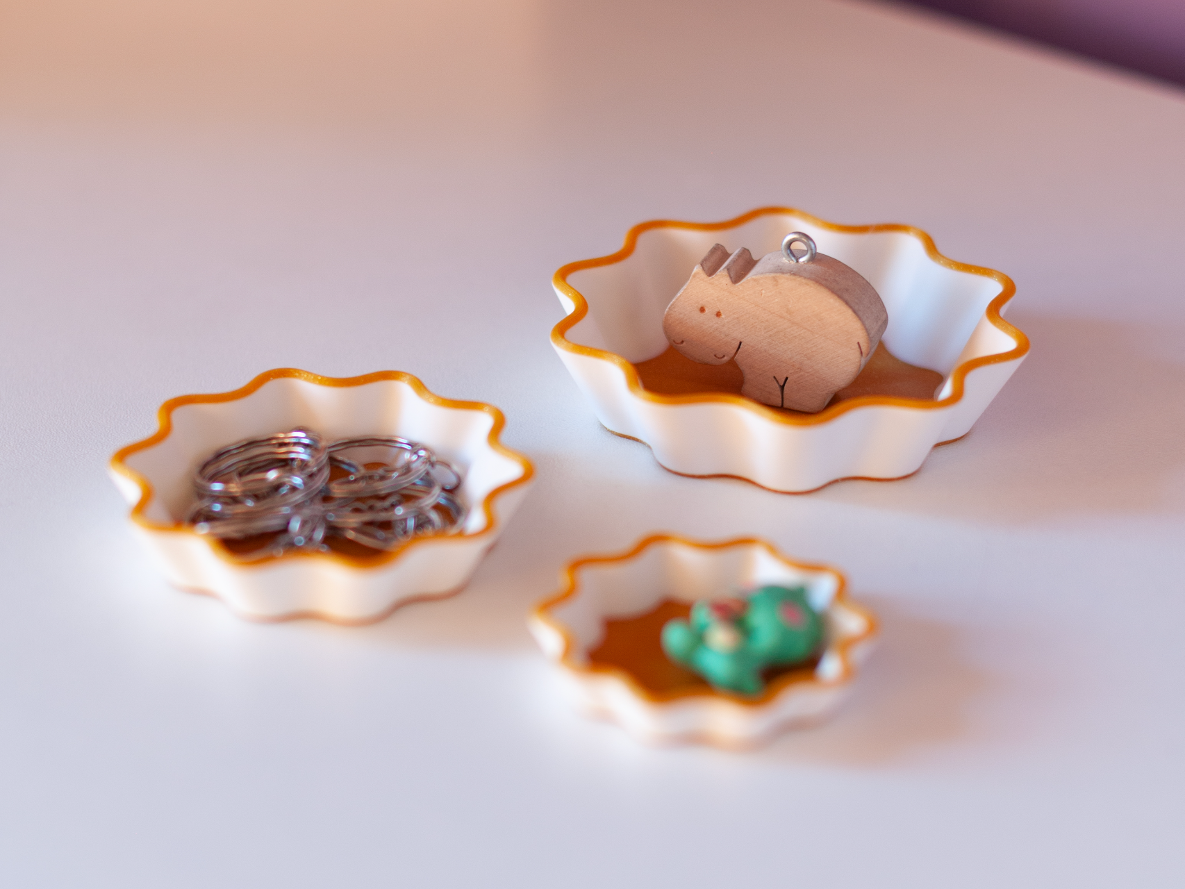 Flower/Star Shaped Tray Set