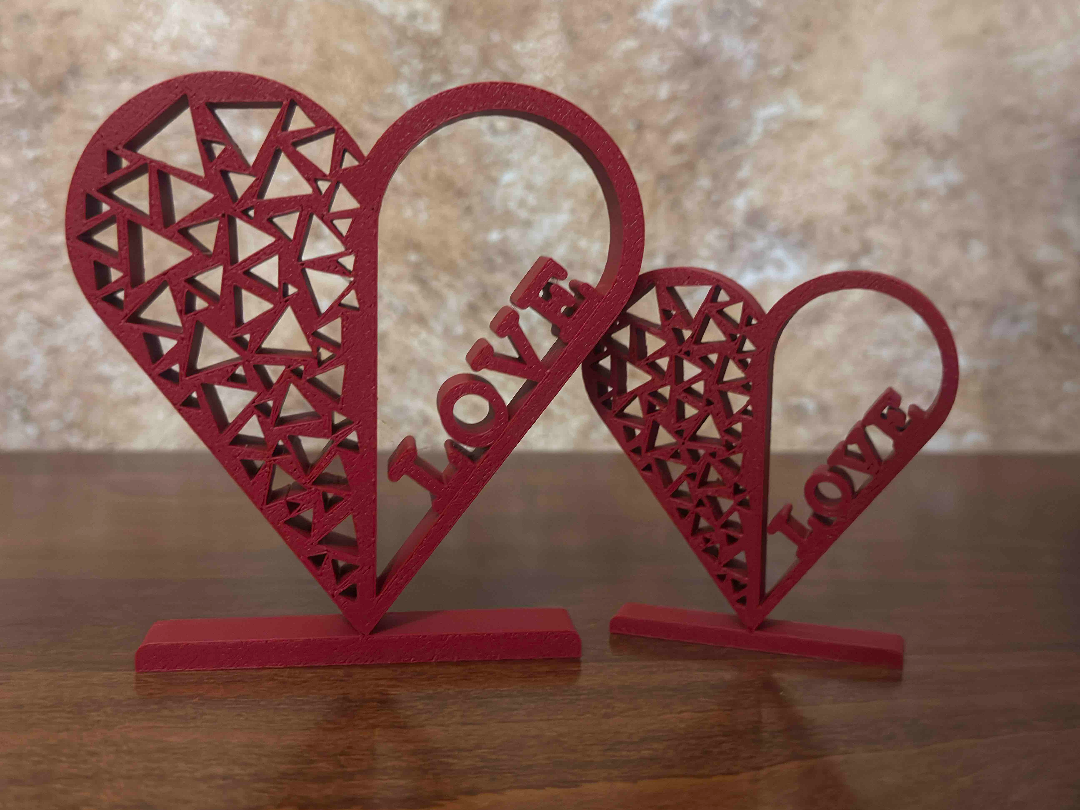 Valentine Heart LOVE – Modern Home Decor 