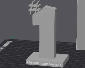He was number one