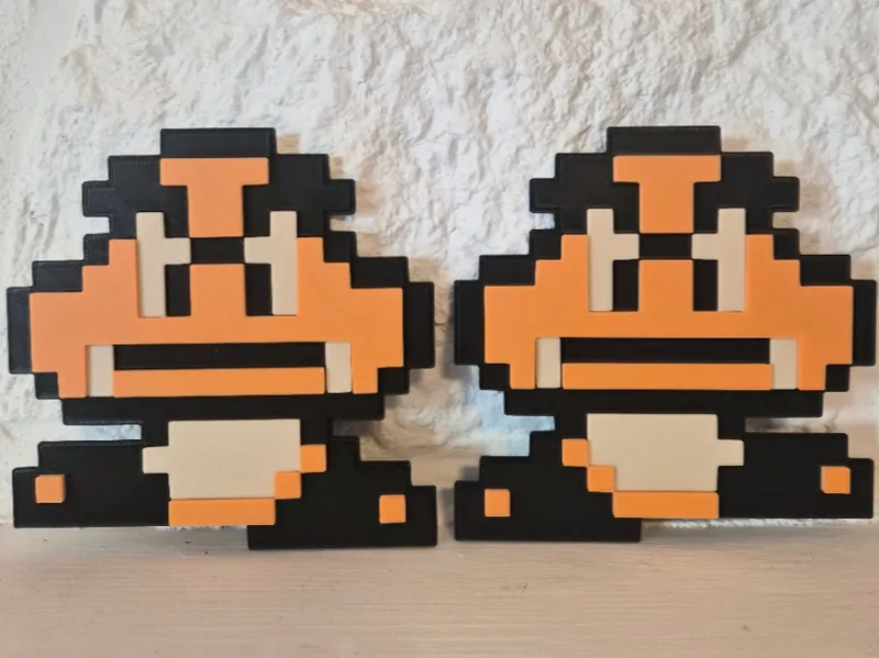SMB3 Goomba Wall Deco - Super Mario Bros 3