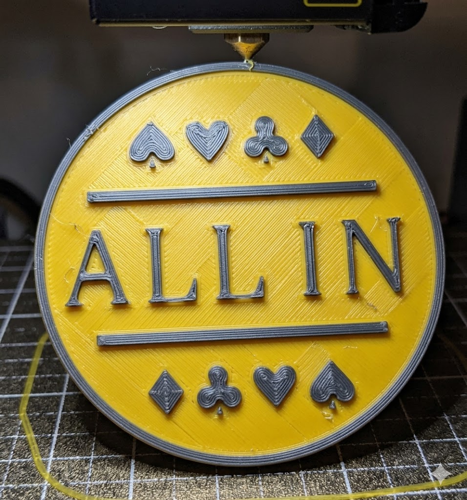 0.2mm layer, 2 walls, 15% infill