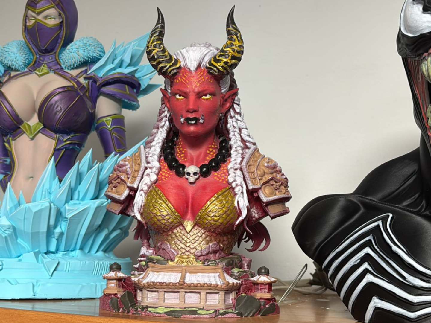 Busts - Oni demon ultra high detail