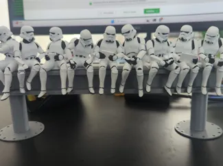 Storm troppers lunch support building