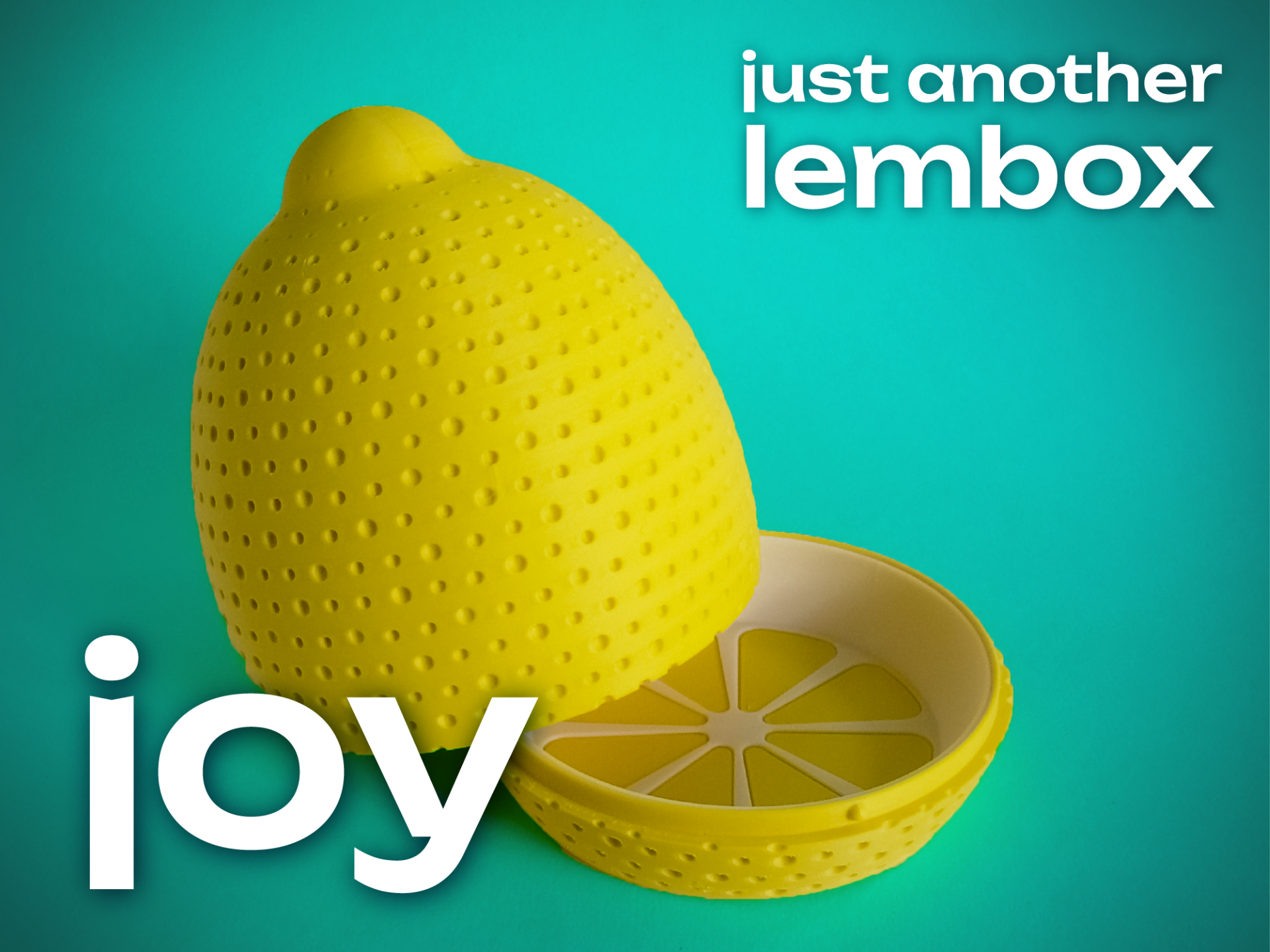 Lembox Joy — Stylized Lemon Storage Container