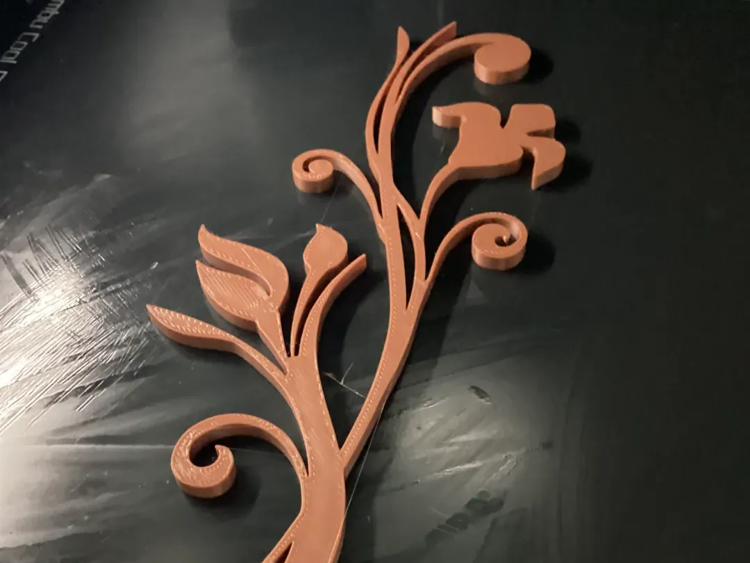 Fleur murale décorative