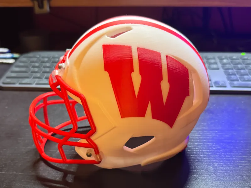 Wisconsin Badgers Football Helmet