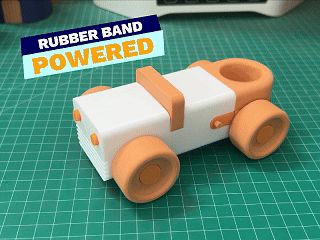Rubber Band Car