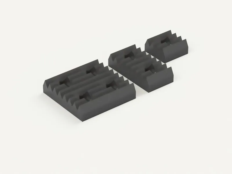 Extruded Aluminium Grip foot