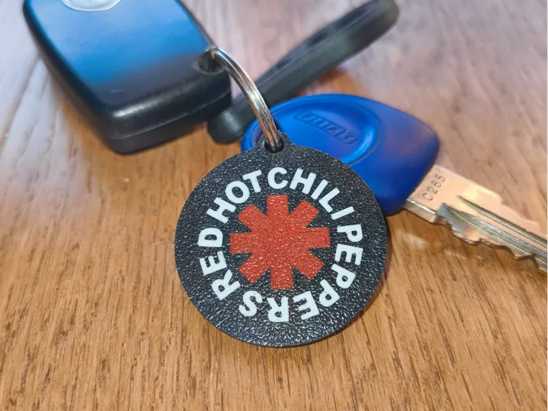 Red hot chili peppers keychain