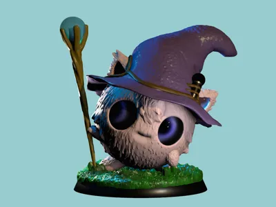 Pokemon Jigglypuff - Realistic - D&D Wizard