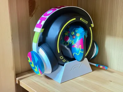 controller and headphone stand